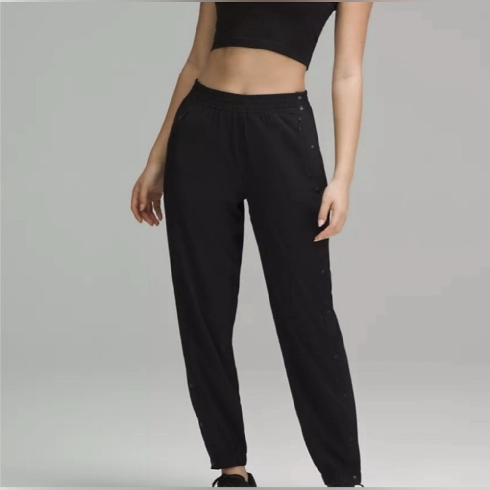 Lululemon Tear-Away Mid-Rise Track Pants Black Size 12